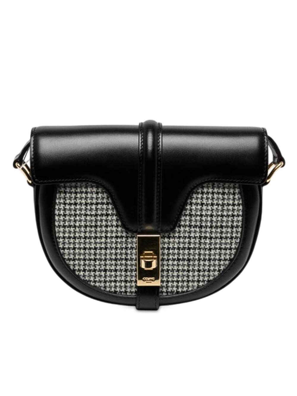 Celine Small Calfskin And Tweed Besace #369914C82B